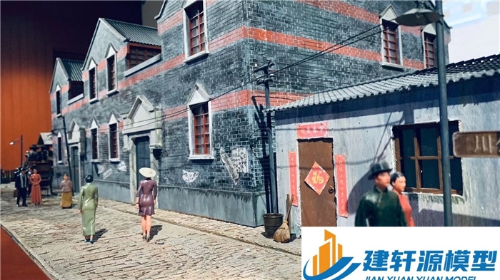 储能柜中共四大纪念馆微缩