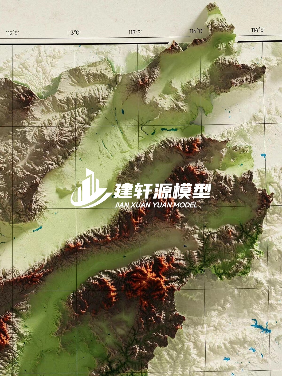 储能柜地形模型制作
